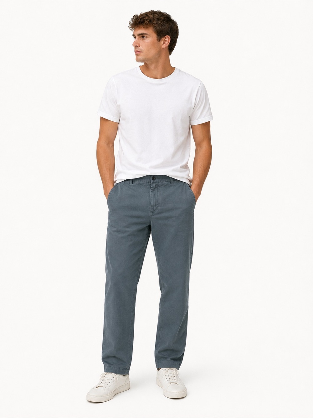 42x30 Croft & Barrow Gray Flat Front Chinos